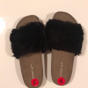 Faux fur Slip Ons